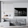 Sydney Skyline Metal Print - Living Room - Dark-1