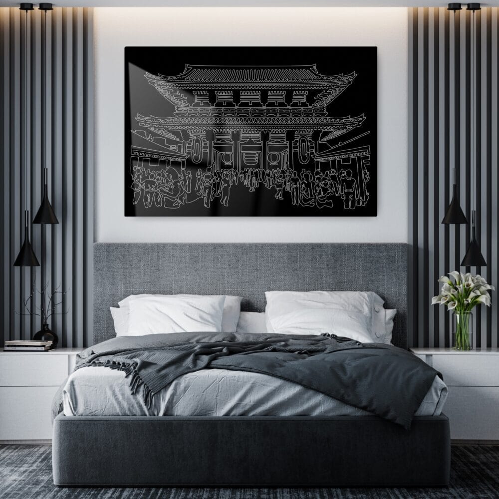 Tokyo Japan Metal Print - Bedroom - Dark Tokyo Japan Metal Print - Bedroom - Dark