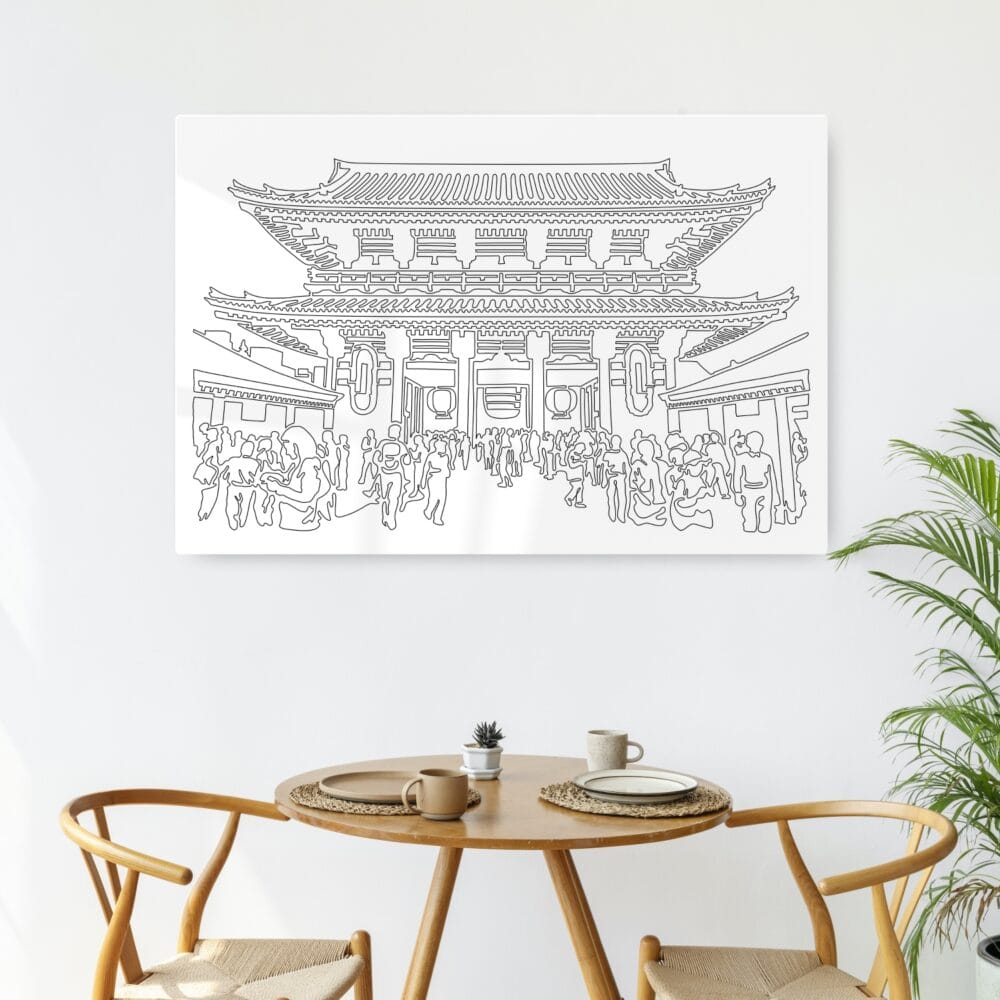 Tokyo Japan Metal Print - Kitchen - Light Tokyo Japan Metal Print - Kitchen - Light