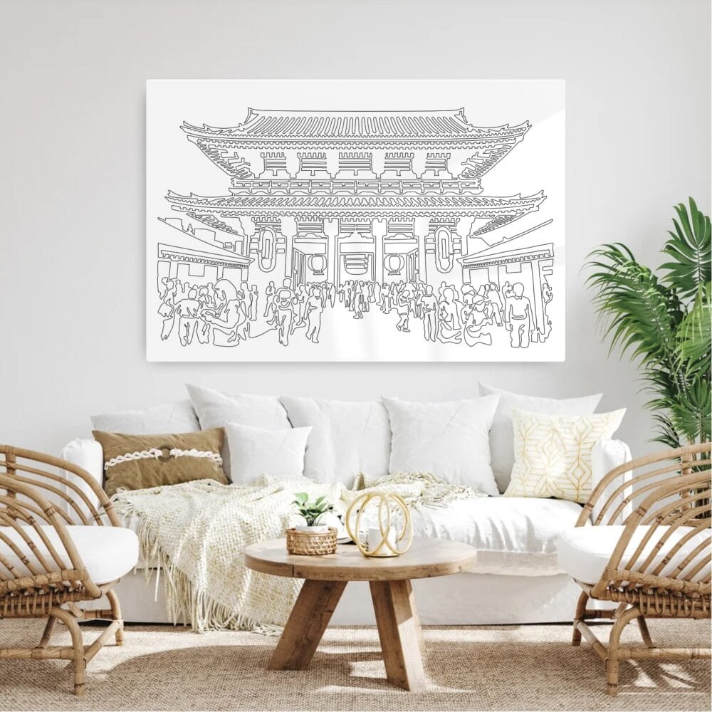 Tokyo Japan Metal Print - Living Room - Light Tokyo Japan Metal Print - Living Room - Light