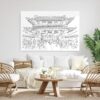 Tokyo Japan Metal Print - Living Room - Light