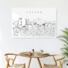 Tucson Skyline Metal Print - Kitchen - Light