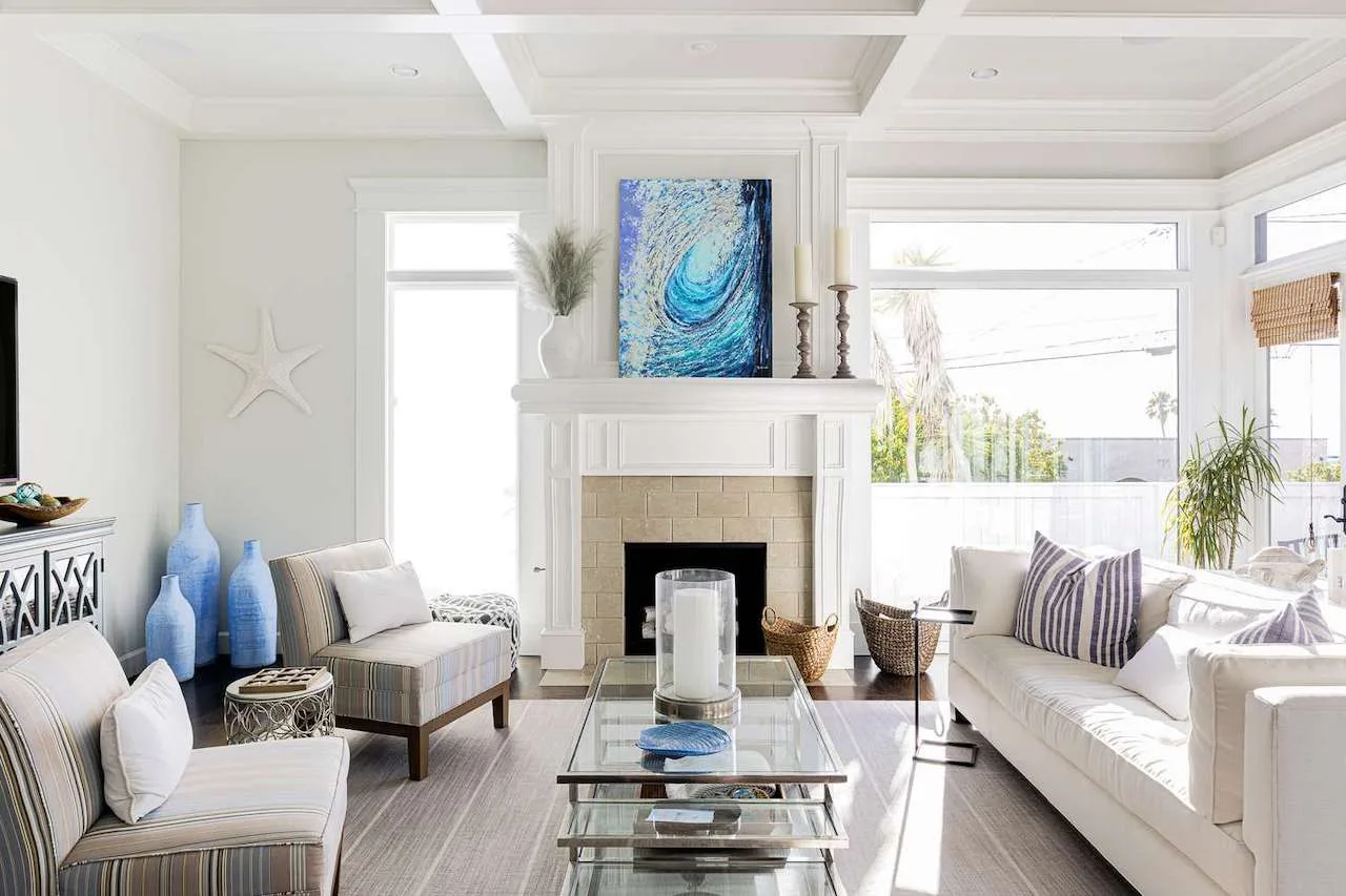 Boho Meets Beach: How to Design the Coastal Boho Interior of Your Dreams 2 coastal boho interior beach design coastal living room