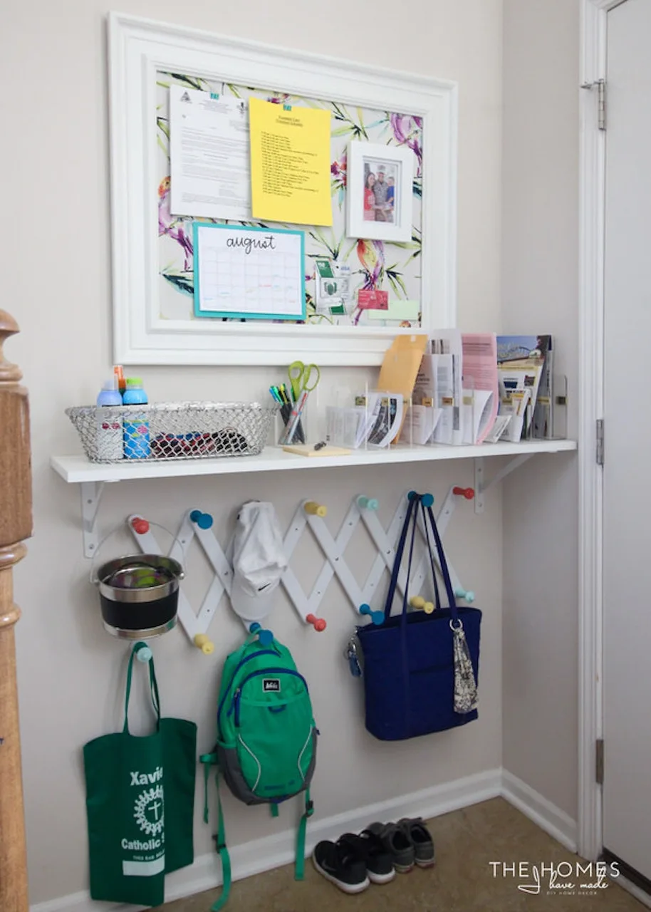 Aesthetic Drop Zone Ideas For Every Area Of Your Home: Organizing Your Life 9 drop-zone-ideas-command-center_family-entryway