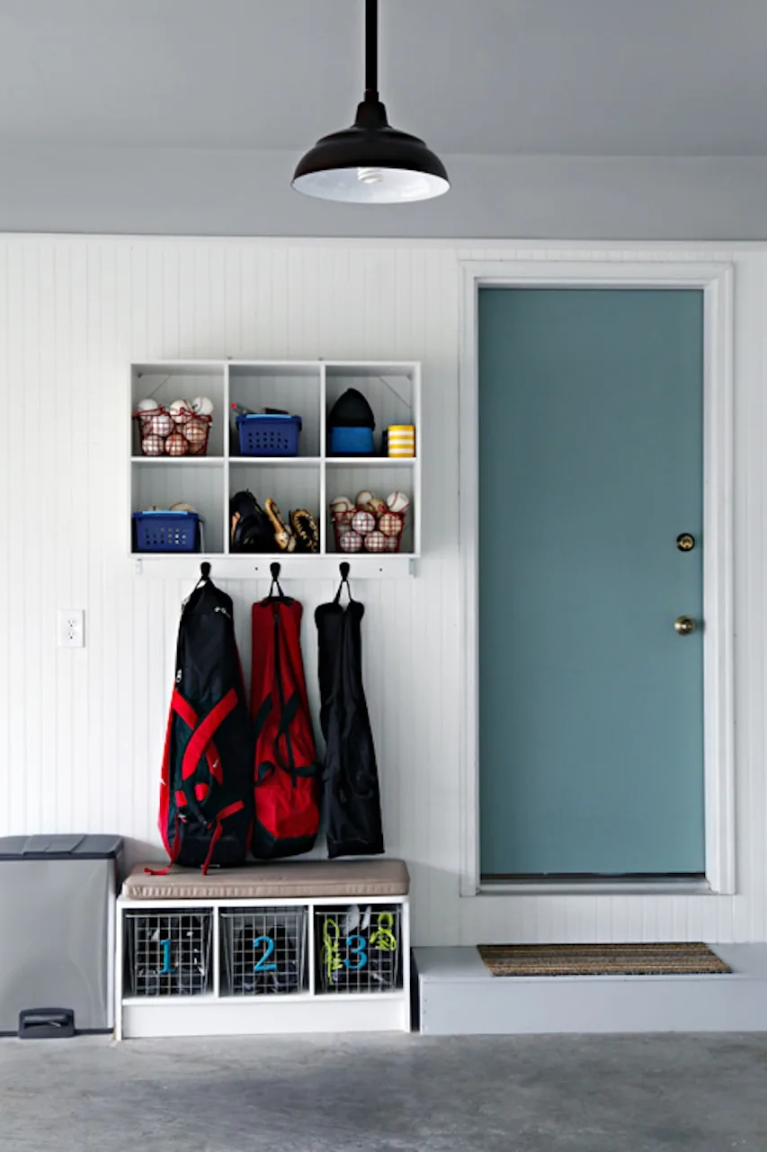 Aesthetic Drop Zone Ideas For Every Area Of Your Home: Organizing Your Life 5 drop-zone-ideas-command-center_garage-organization