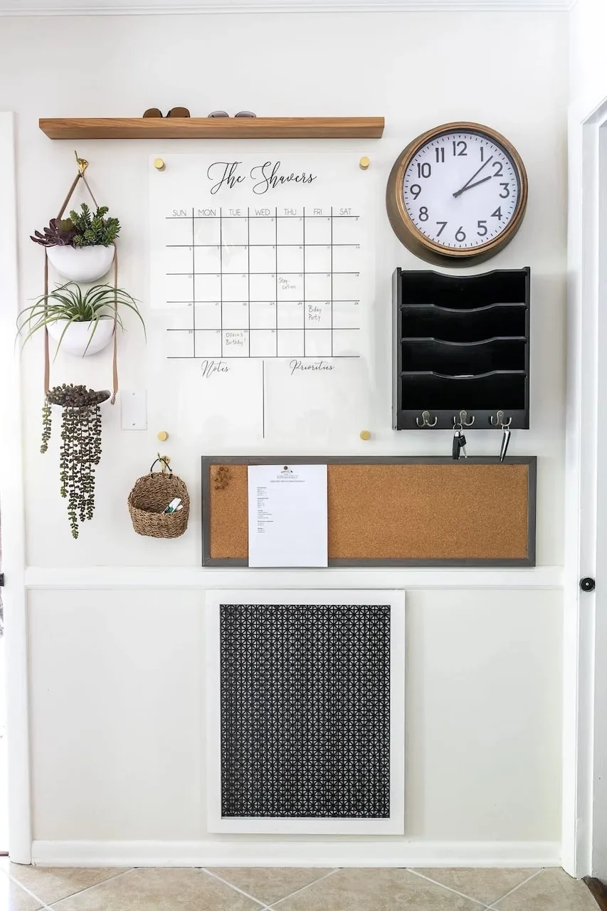 Aesthetic Drop Zone Ideas For Every Area Of Your Home: Organizing Your Life 8 drop zone ideas command center minimalist modern