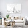 Bangkok Wat Arun Temple Metal Print - Living ROom - Light