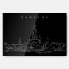 Bangkok Wat Arun Temple Metal Print Wall Art - Main - Dark