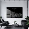 Dubai Skyline Metal Print - Office - Dark