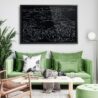 Framed Rio De Janeiro Wall Art for Living Room - Dark