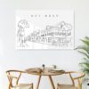 Key West Metal Print - Kitchen - Light