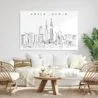 Kuala Lumpur skyline Metal Print - Living Room - Light