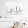 Los Angeles Metal Print - Hallway - Light