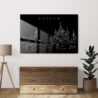 Moscow Skyline Metal Print - Lower Shelf - Light