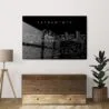Sacramento Skyline Metal Print - Lower Shelf - Light