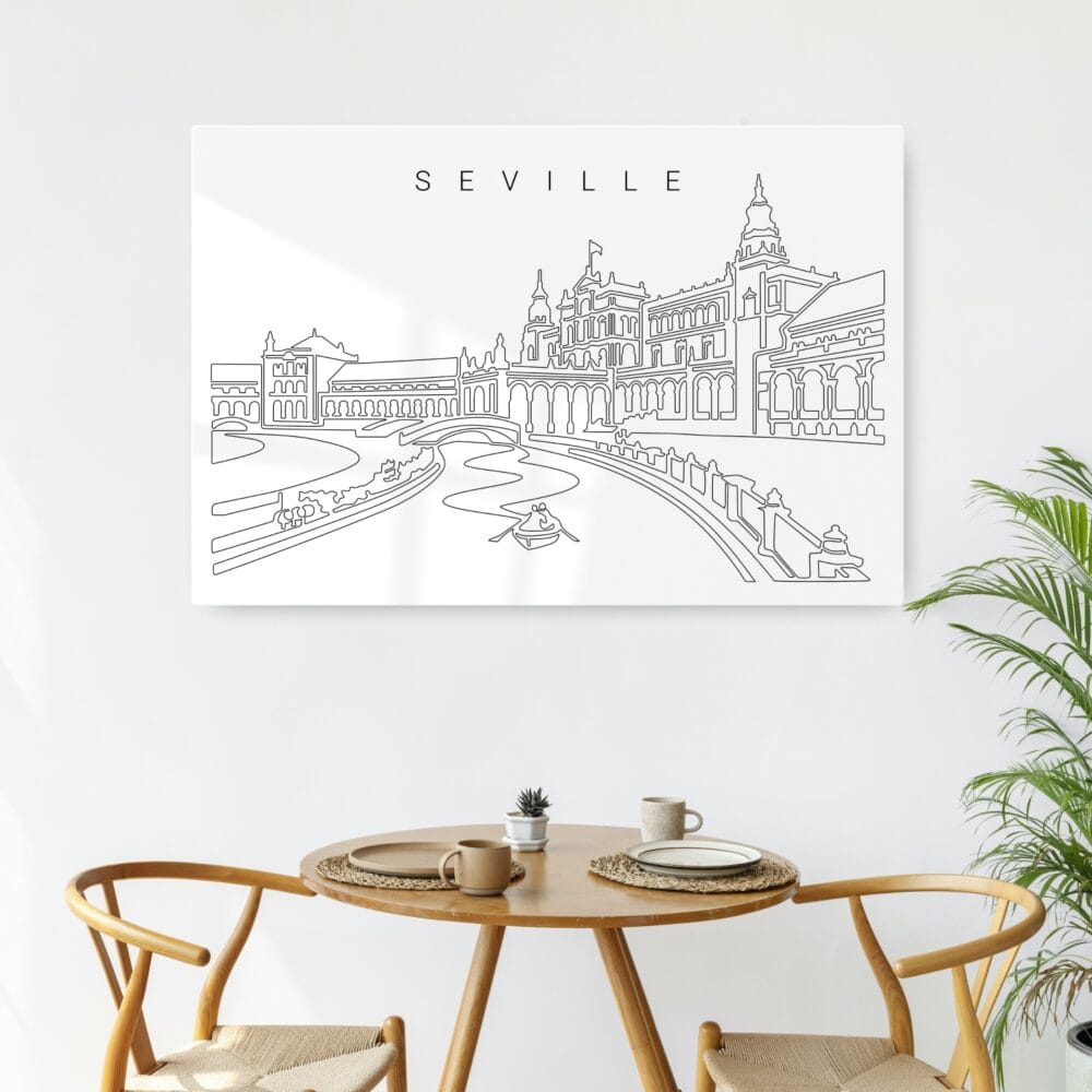 Seville Spain Metal Print - Kitchen - Light Seville Spain Metal Print - Kitchen - Light