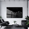 Albuquerque Skyline Metal Print - Office - Dark