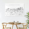 Colorado Springs Skyline Metal Print - Kitchen - Light