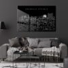Colorado Springs Skyline Metal Print - Living Room - Dark