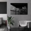 Colorado Springs Skyline Metal Print - Lounge - Dark