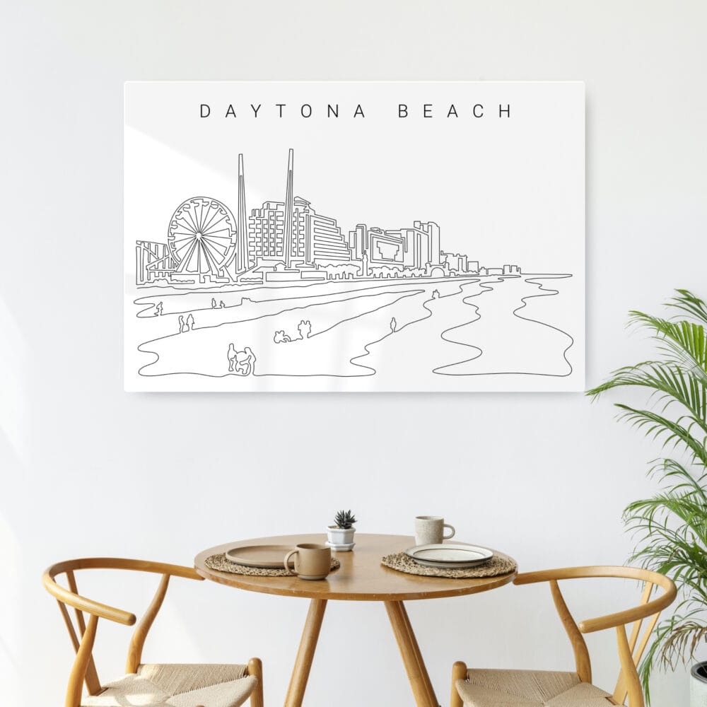 Daytona Beach Metal Print - Kitchen - Light Daytona Beach Metal Print - Kitchen - Light