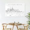 Daytona Beach Metal Print - Kitchen - Light
