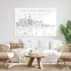 Daytona Beach Metal Print - Living Room - Light