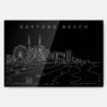 Daytona Beach Metal Print Wall Art - Main - Dark