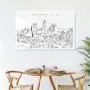 Indianapolis Skyline Metal Print - Kitchen - Light