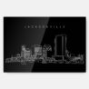 Jacksonville Skyline Metal Print Wall Art - Main - Dark