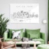 Little Rock Skyline Metal Print - Living Room - Light