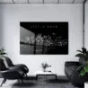 Little Rock Skyline Metal Print - Office - Dark