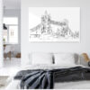 London Tower Bridge Metal Print - Bed Room - Light
