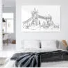 London Tower Bridge Metal Print - Bed Room - Light