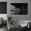 Madison Wisconsin Metal Print - Lounge - Dark