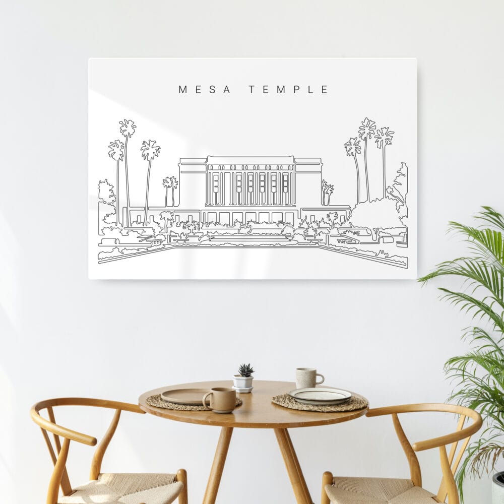 Mesa Arizona Temple Metal Print - Kitchen - Light Mesa Arizona Temple Metal Print - Kitchen - Light