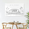 Mesa Arizona Temple Metal Print - Kitchen - Light