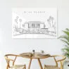 Mesa Arizona Temple Metal Print - Kitchen - Light
