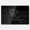 Neuschwanstein Castle Metal Print Wall Art - Main - Dark