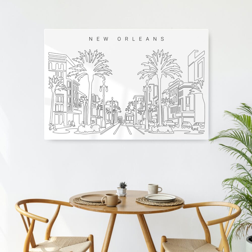 New Orleans Metal Print - Kitchen - Light New Orleans Metal Print - Kitchen - Light