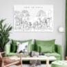 New Orleans Metal Print - Living Room - Light