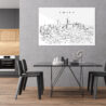 Omaha Skyline Metal Print - Kitchen - Light