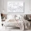 Rio De Janeiro Skyline Canvas Art Print - Bed Room