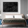 Rio De Janeiro Skyline Canvas Art Print - Bed Room - Dark