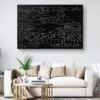 Rio De Janeiro Skyline Canvas Art Print - Living Room - Dark