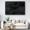 Rio De Janeiro Skyline Canvas Art Print - Living Room - Dark
