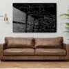 Rio De Janeiro Skyline Metal Print - Living ROom - Dark