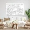 Rio De Janeiro Skyline Metal Print - Living Room - Light