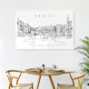 Venice Metal Print - Kitchen - Light