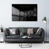 Venice Metal Print - Living Room - Dark